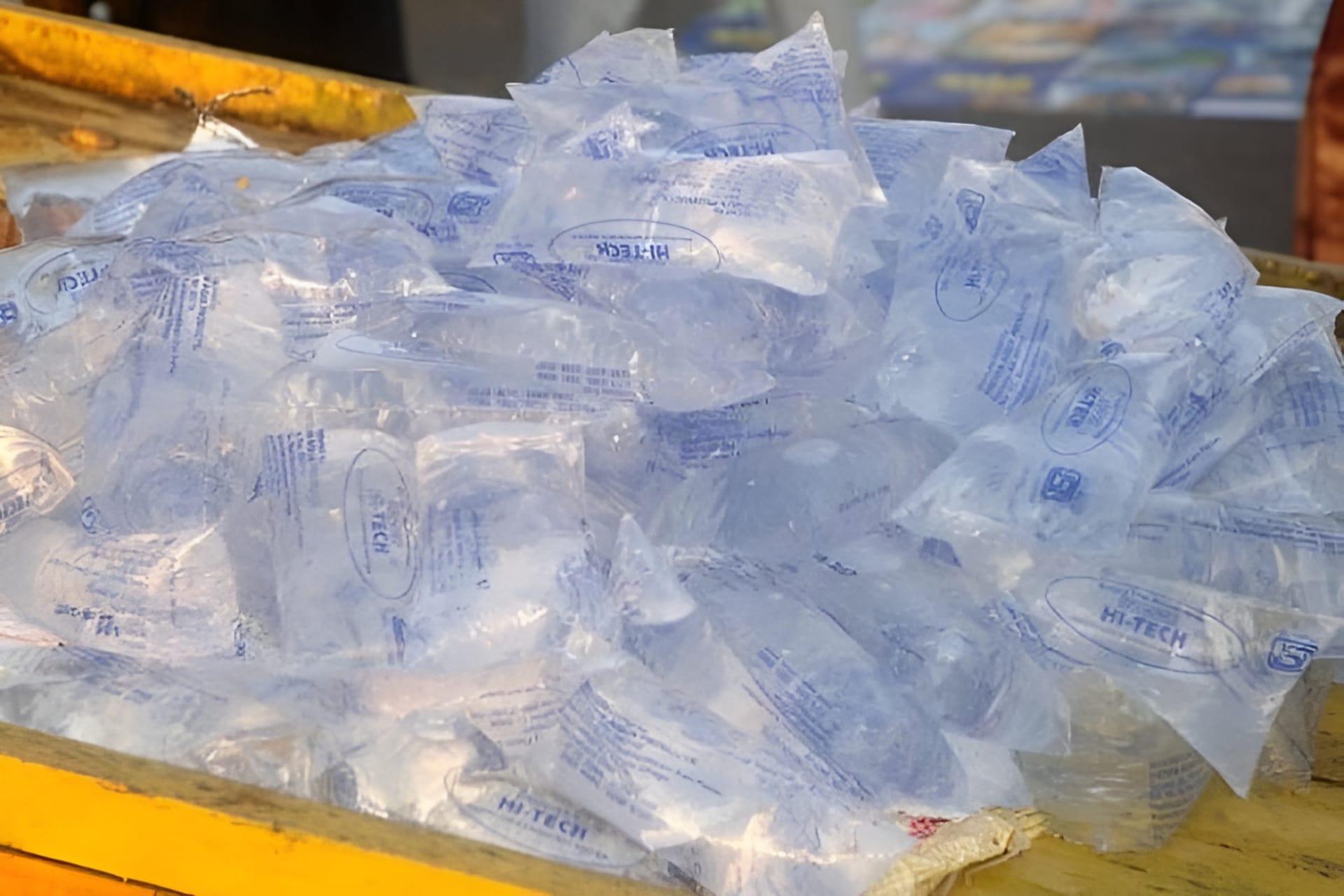 water-sachets